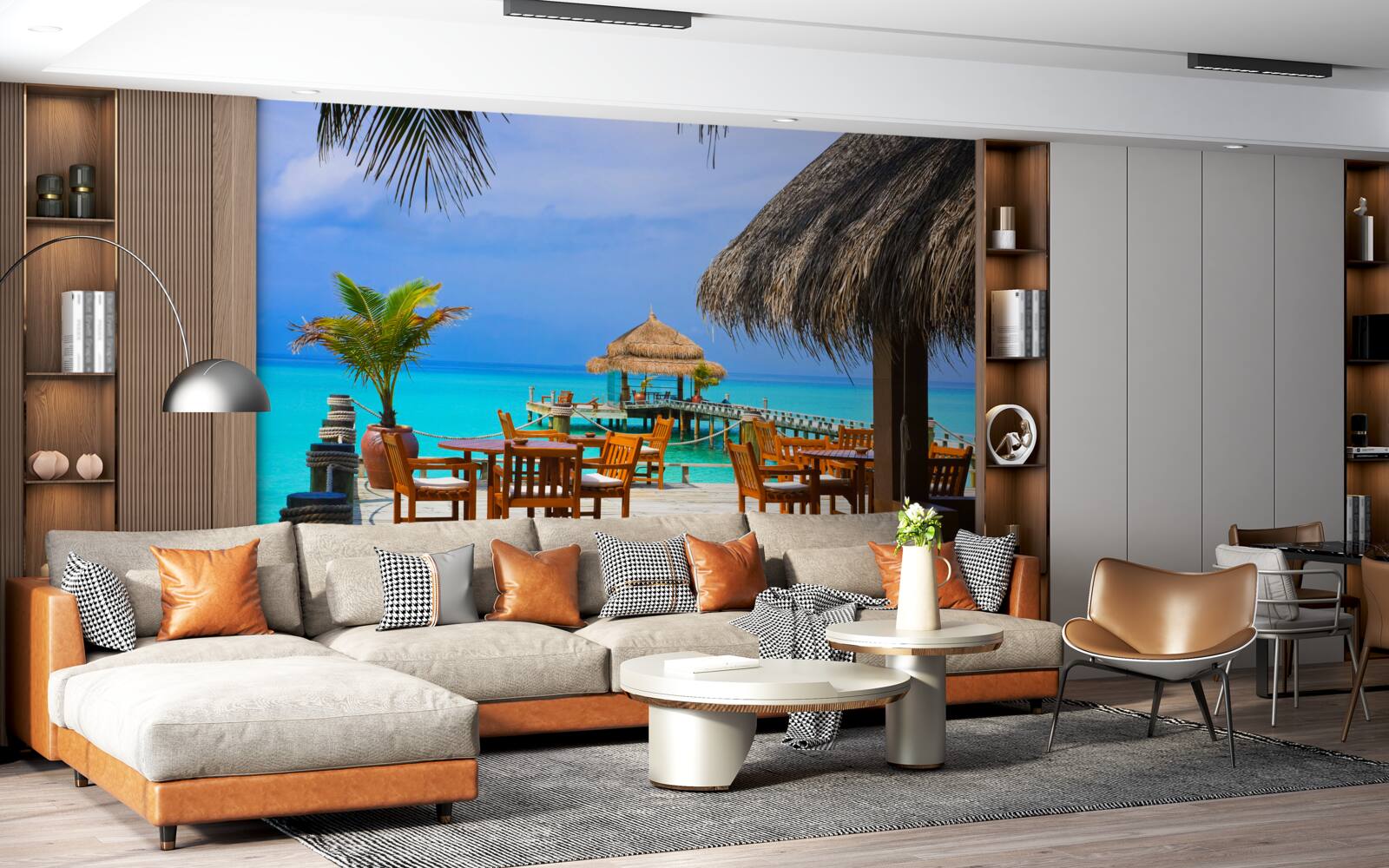 Фотошпалери ресторан на воді