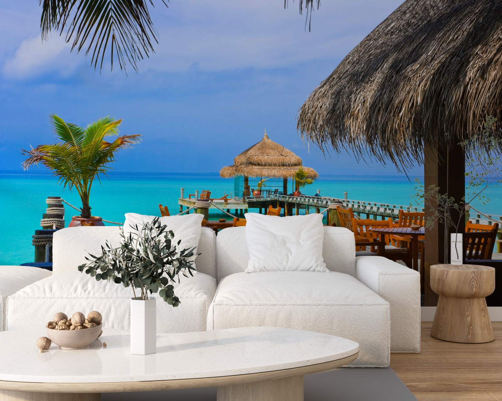 Фотошпалери ресторан на воді