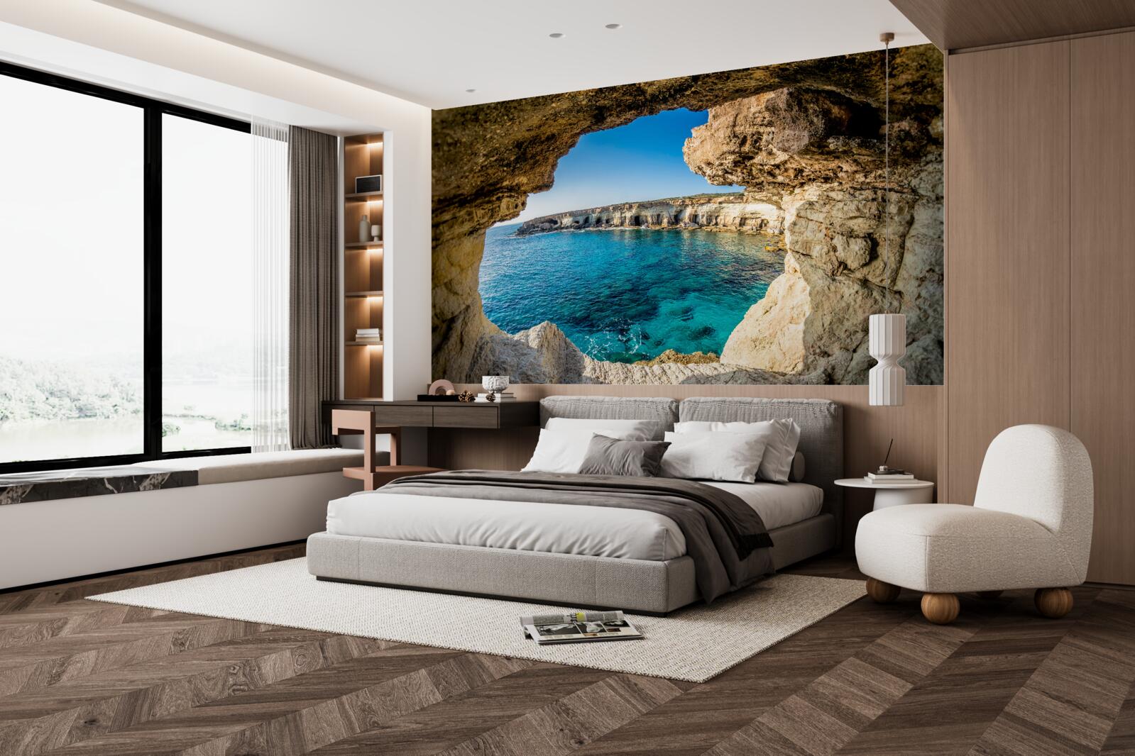 Фотошпалери печери на кіпрі, які знаходяться під водою