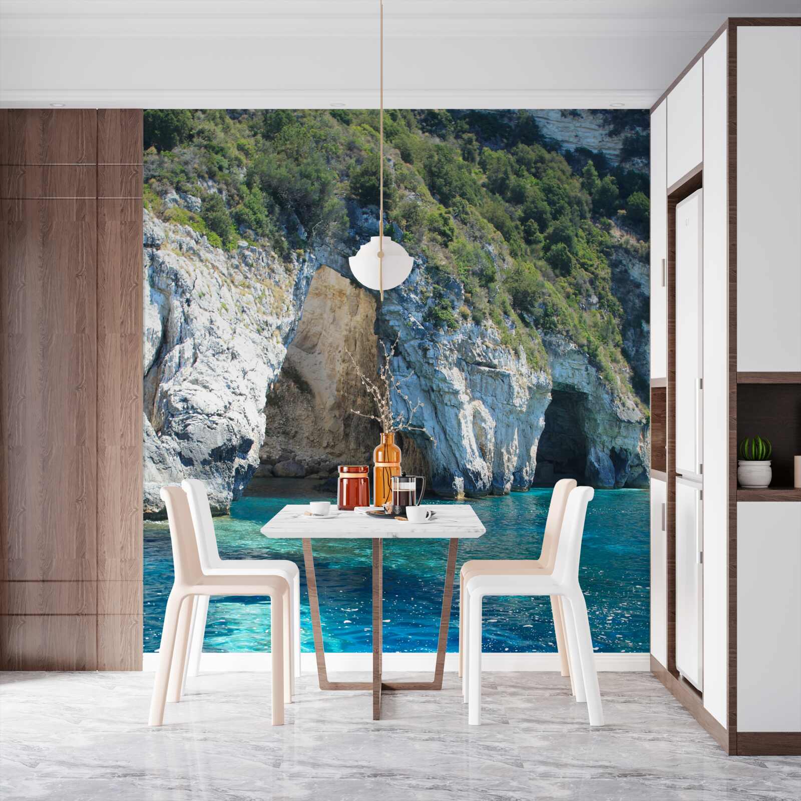 Фотошпалери морські печери