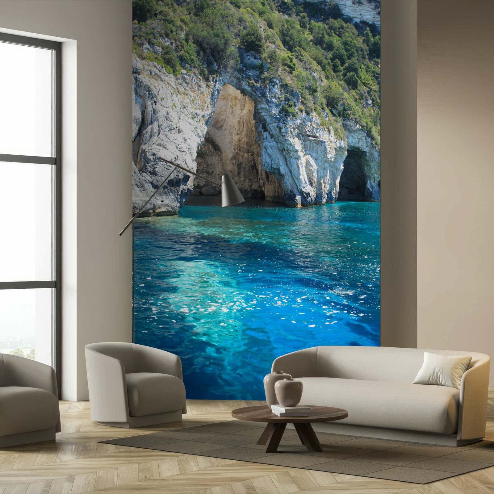 Фотошпалери морські печери