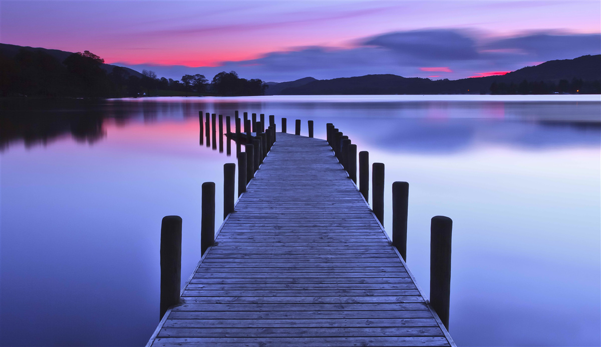 Фотошпалери Стежка до рибного господарства на ставку