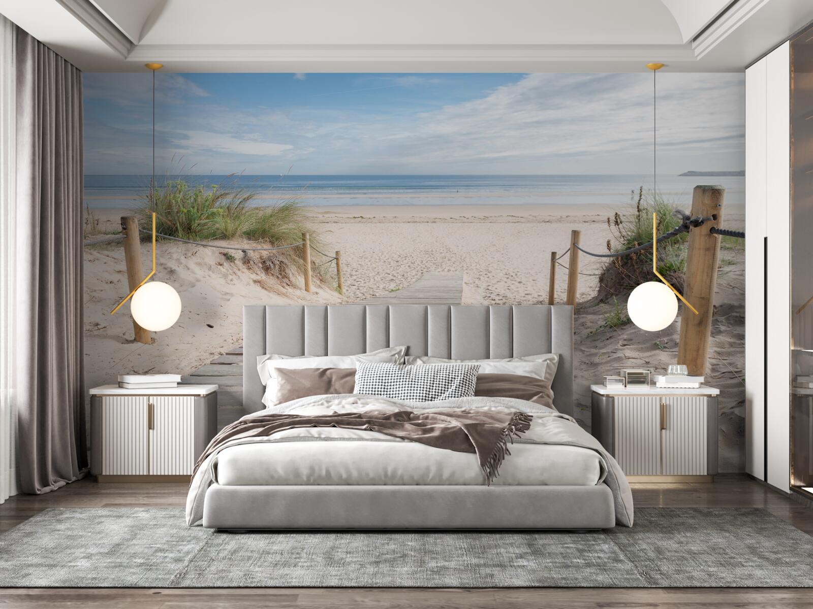 Фотошпалери Піщана доріжка, що веде до океану