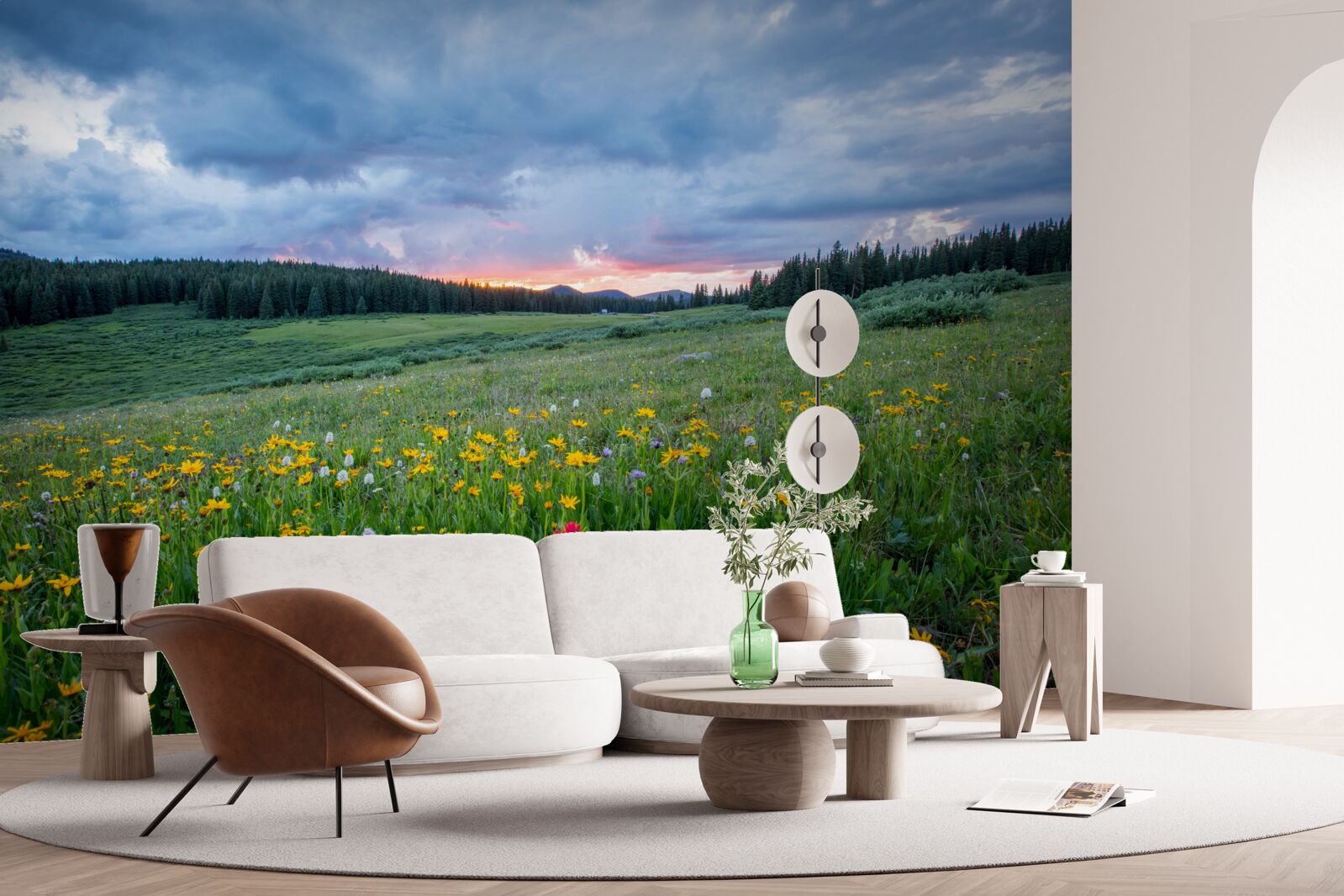 Фотошпалери польові лугові рослини