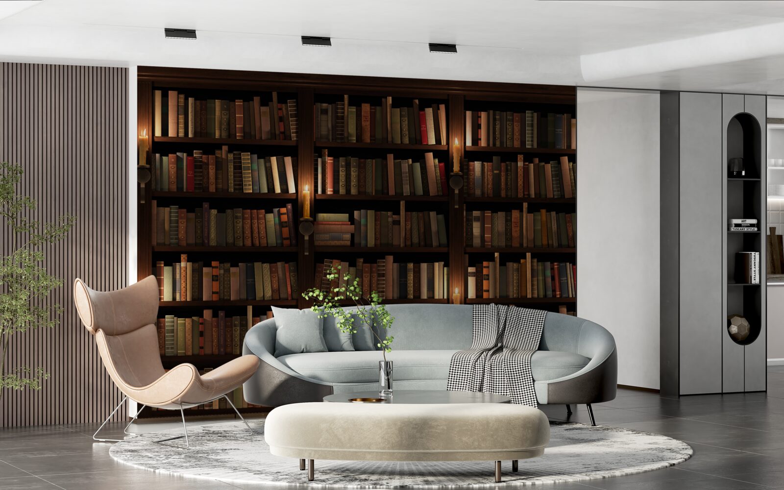 Фотошпалери багата історична бібліотека