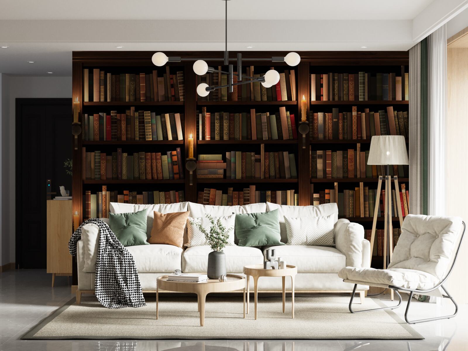 Фотошпалери багата історична бібліотека