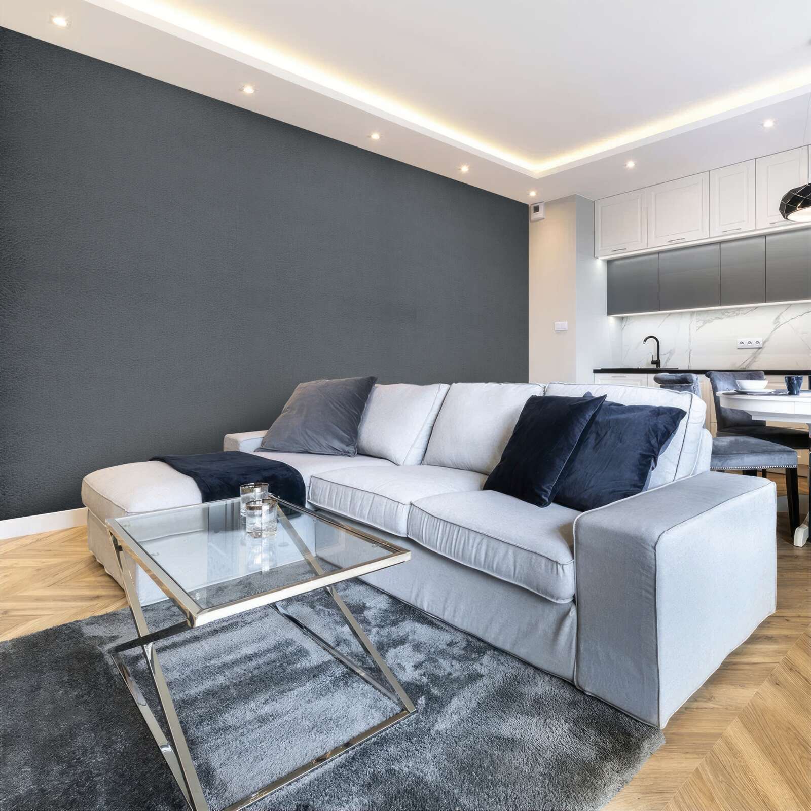 Фотошпалери темно-сірі прямокутники