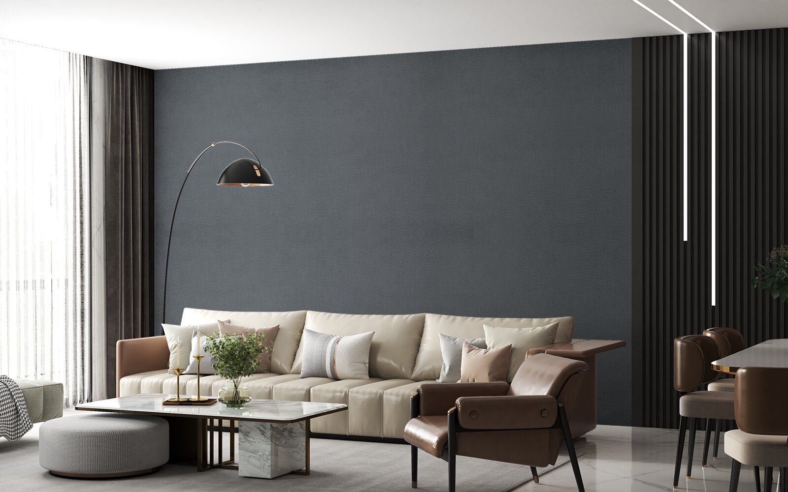 Фотошпалери темно-сірі прямокутники