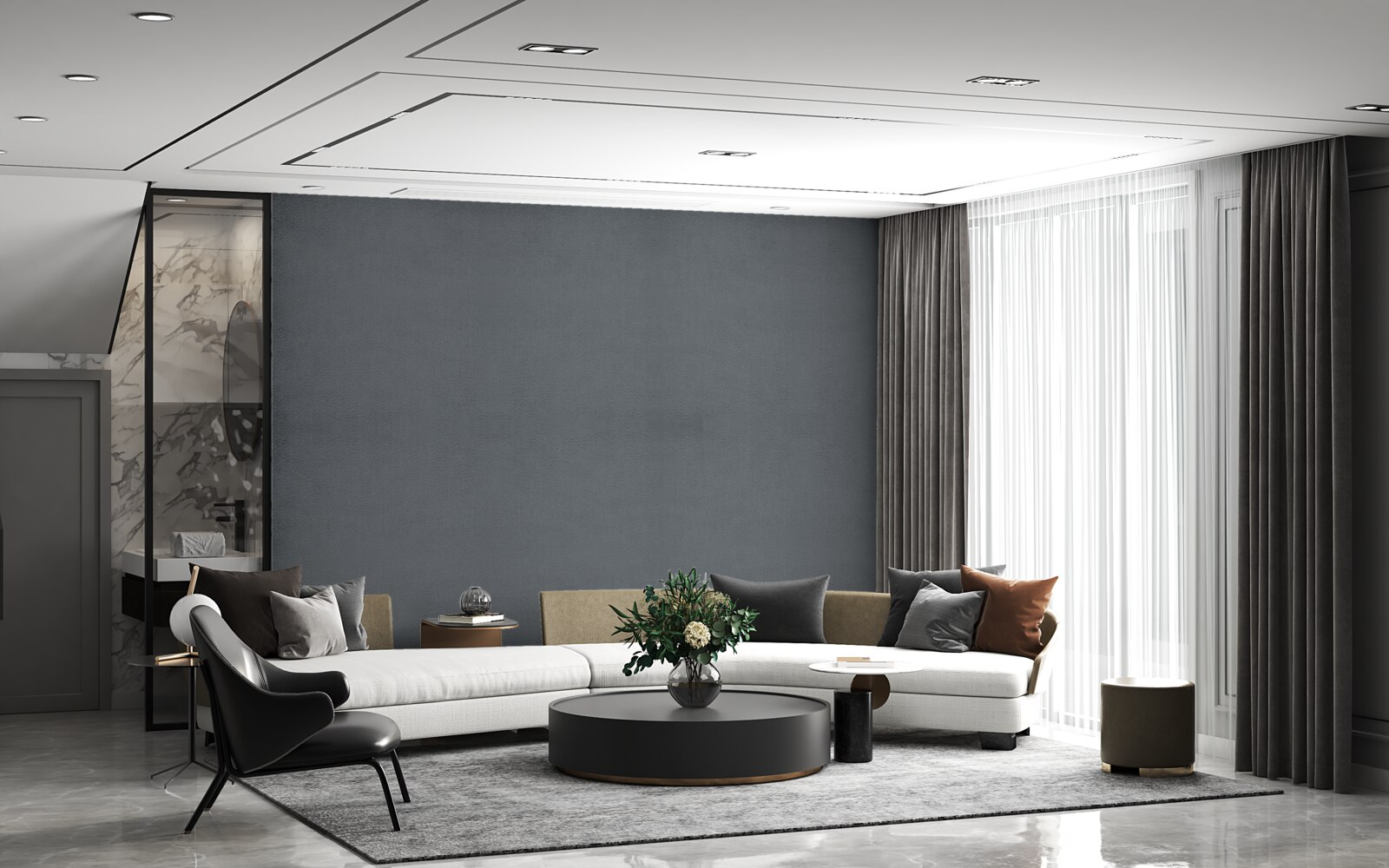 Фотошпалери темно-сірі прямокутники