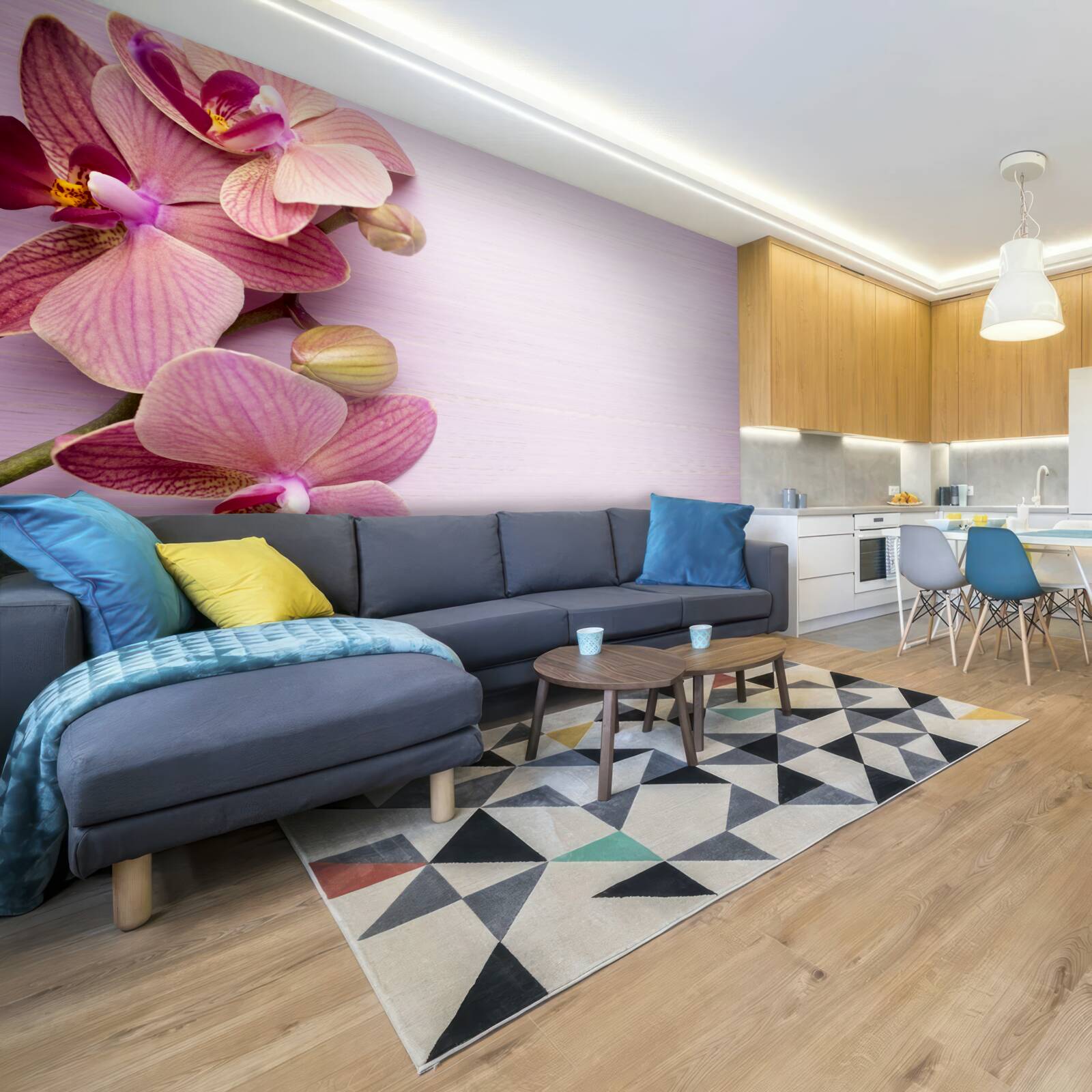 Фотошпалери Орхідеї мають дивовижну рожеву красу