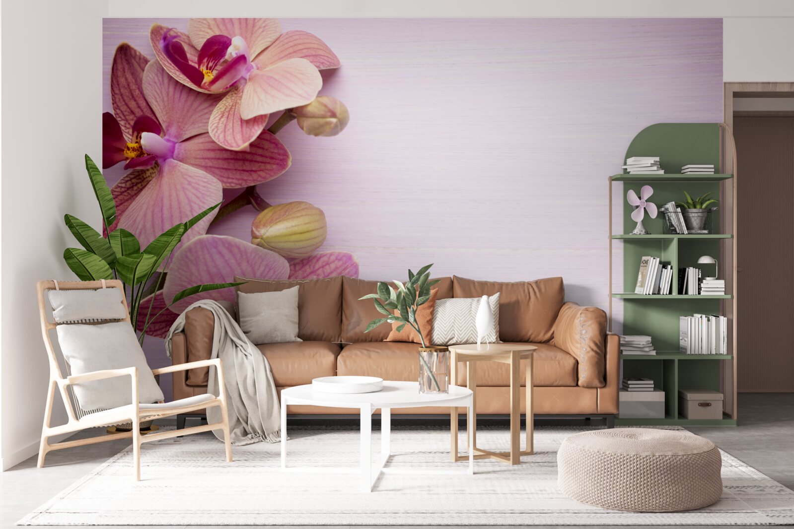 Фотошпалери Орхідеї мають дивовижну рожеву красу