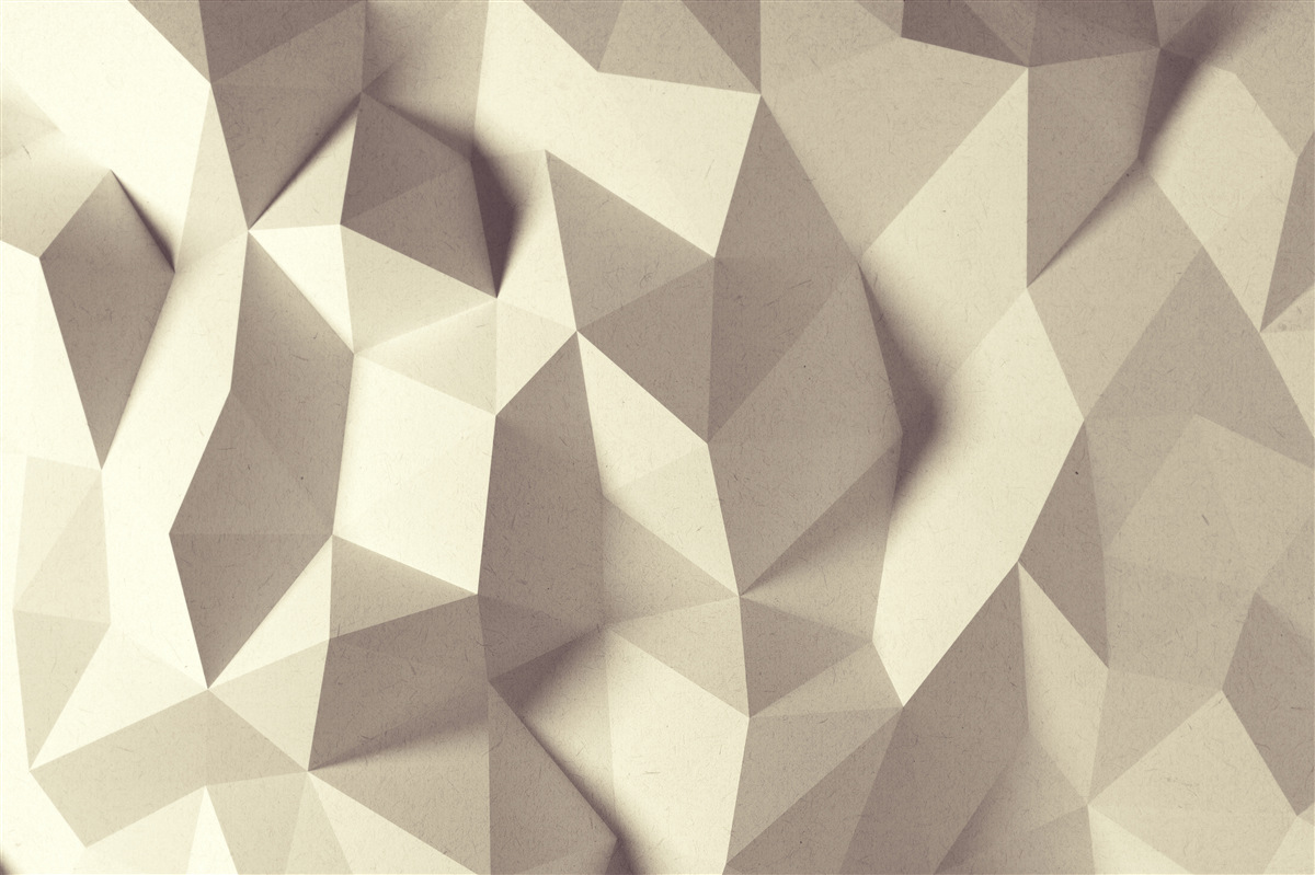 Фотошпалери текстура геометричних форм з чітким об'ємом