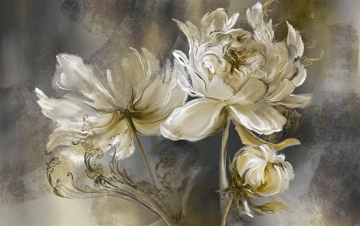 Фотошпалери квіти античності