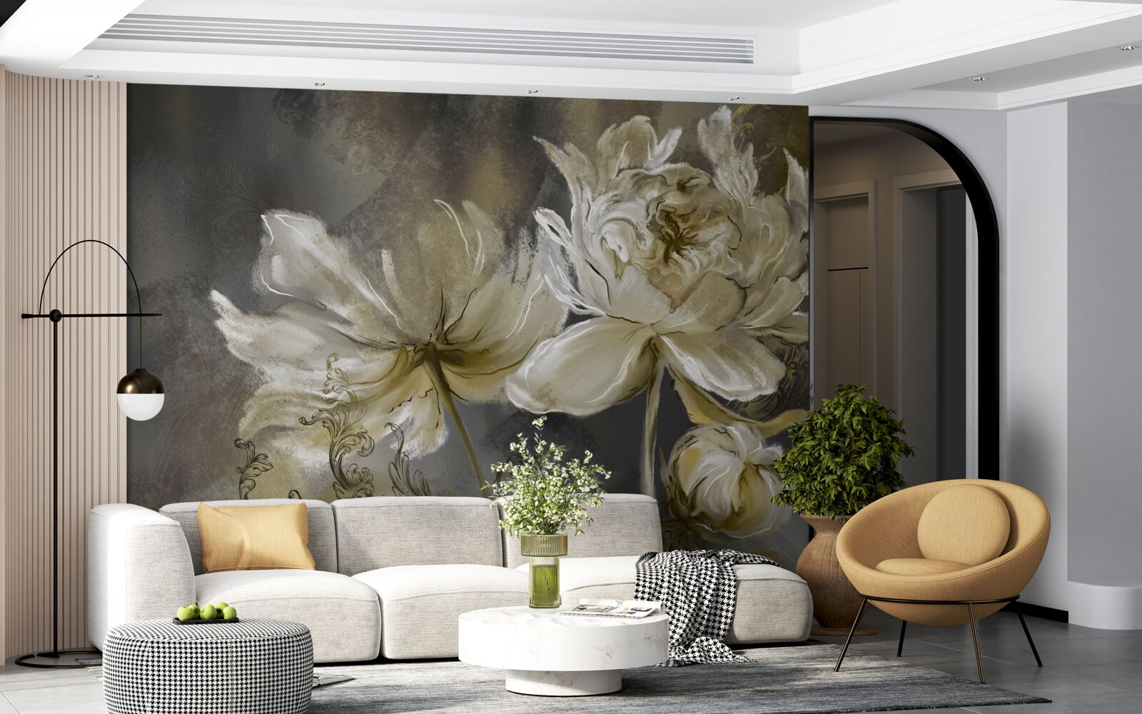 Фотошпалери квіти античності