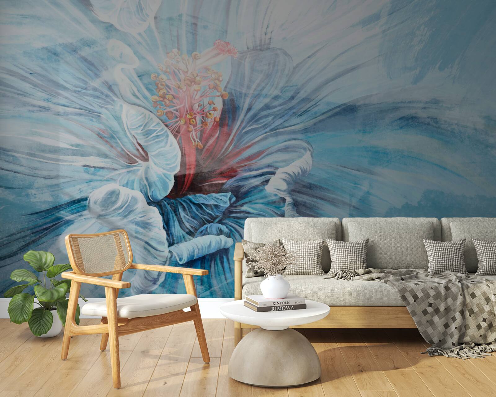 Фотошпалери квітка, що розпускається