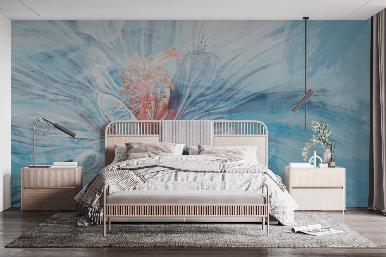 Фотошпалери квітка, що розпускається