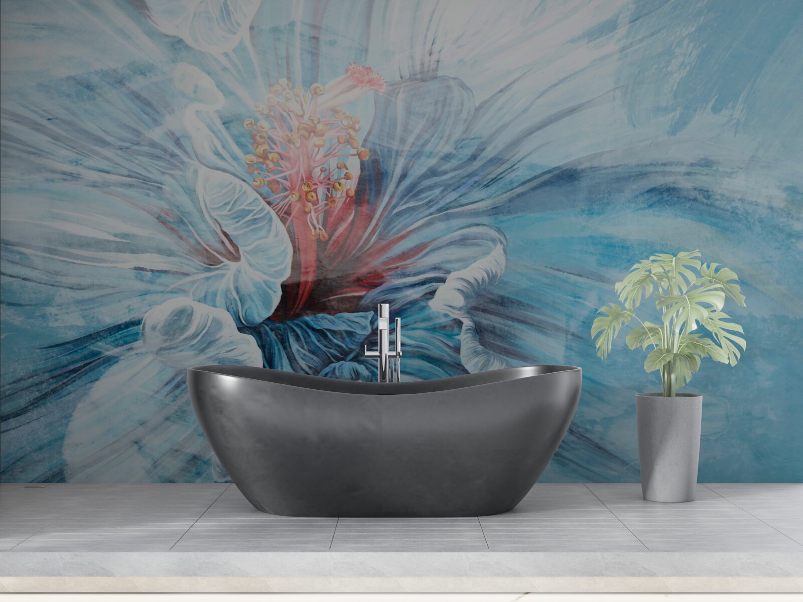 Фотошпалери квітка, що розпускається