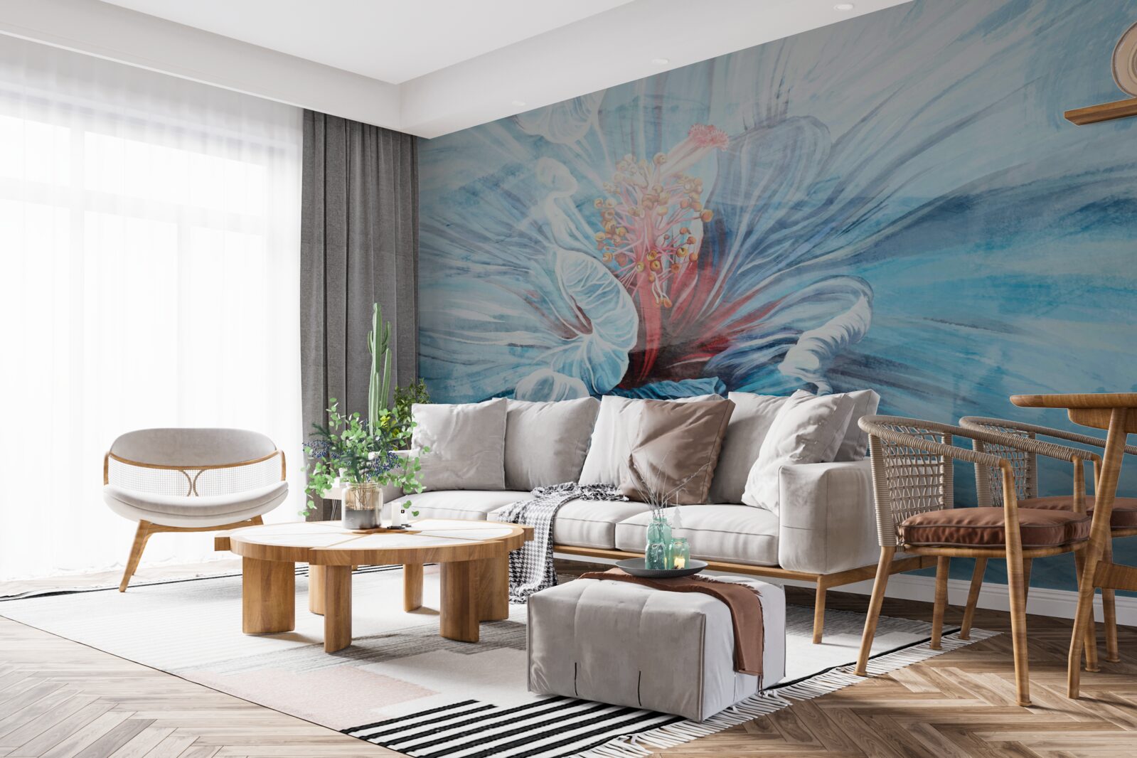 Фотошпалери квітка, що розпускається