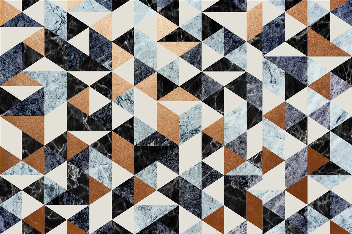 Фотошпалери абстрактне панно з різнокольоровими символами