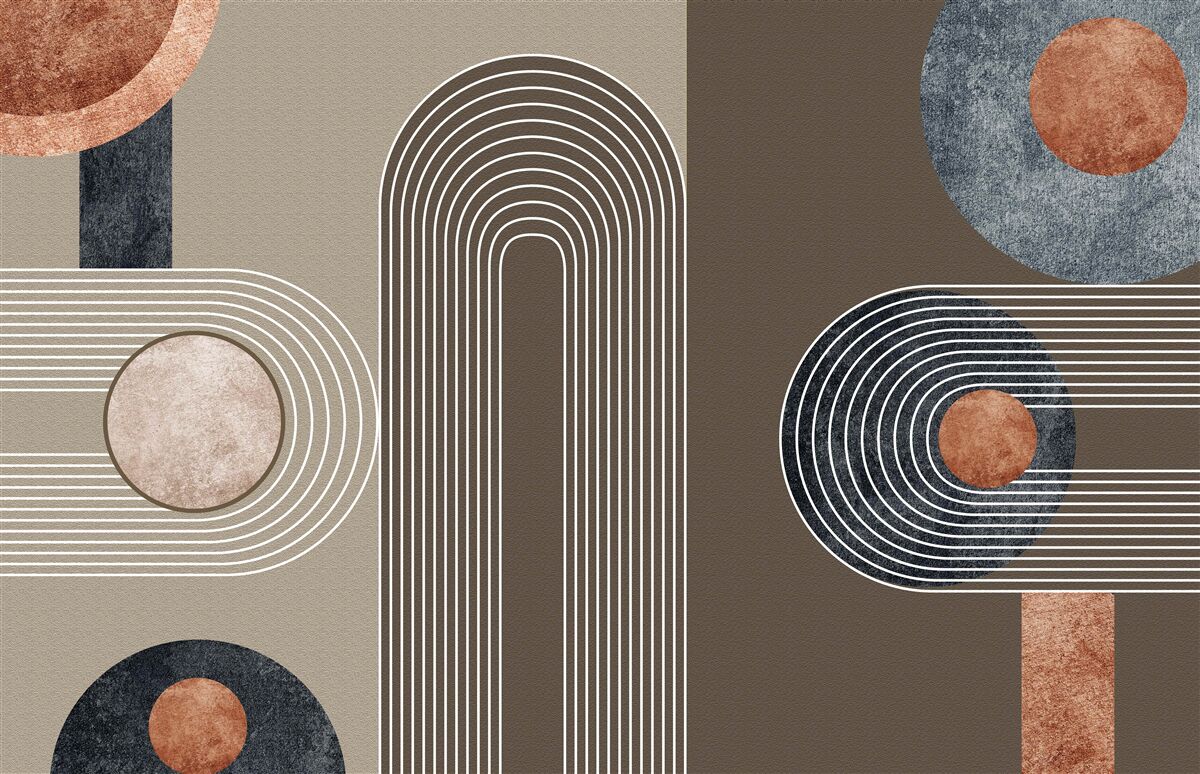 Фотошпалери лінії плавно перетікають одна в іншу