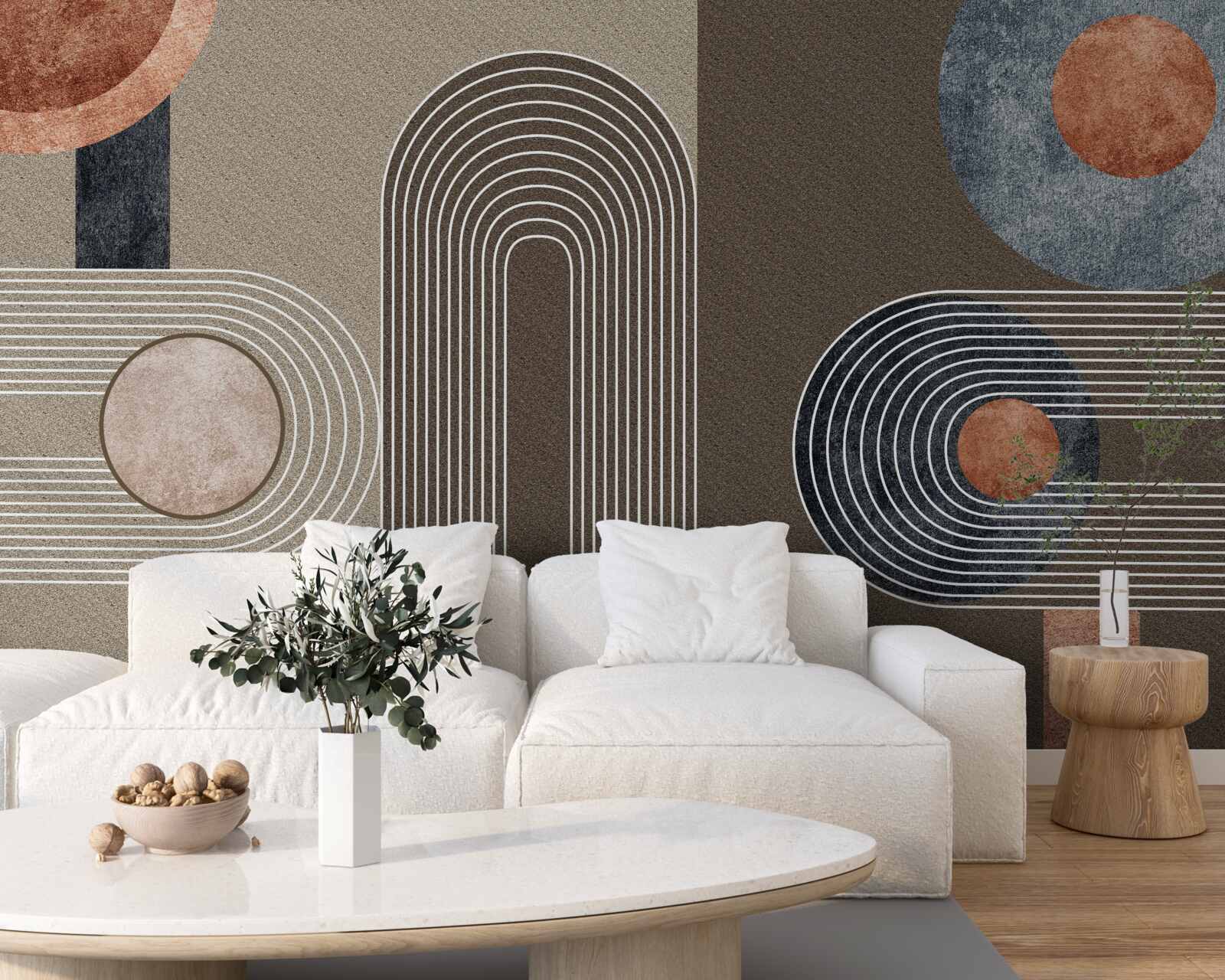 Фотошпалери лінії плавно перетікають одна в іншу