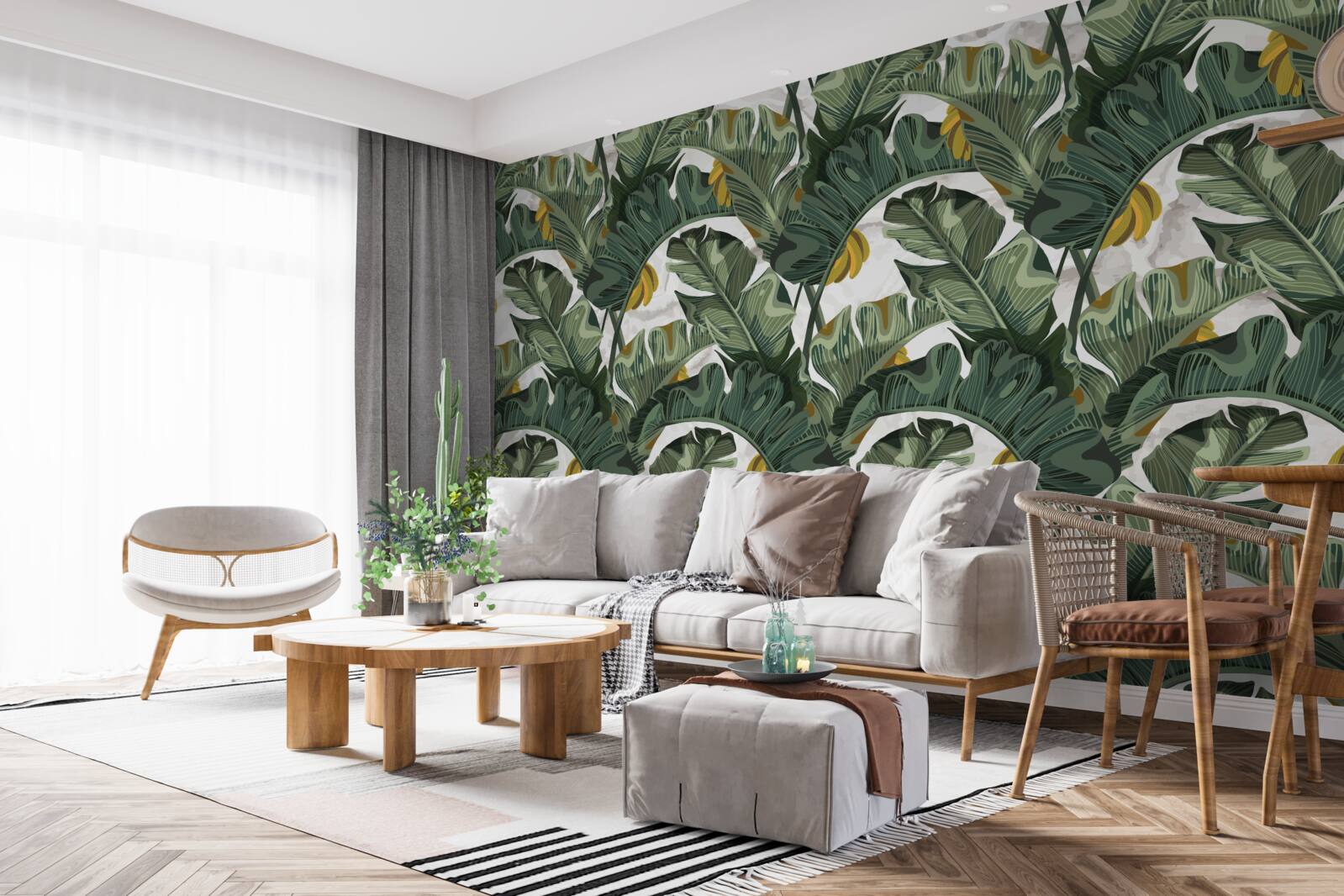 Фотошпалери абстрактне зображення листя папороті