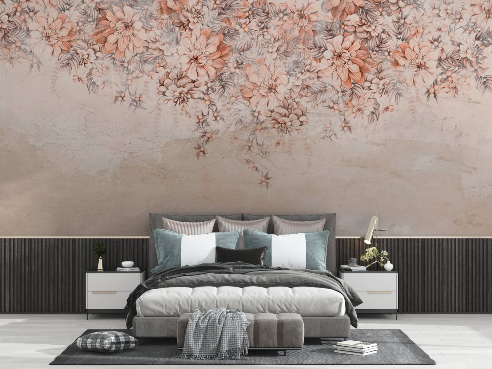 Фотошпалери багато великих бутонів