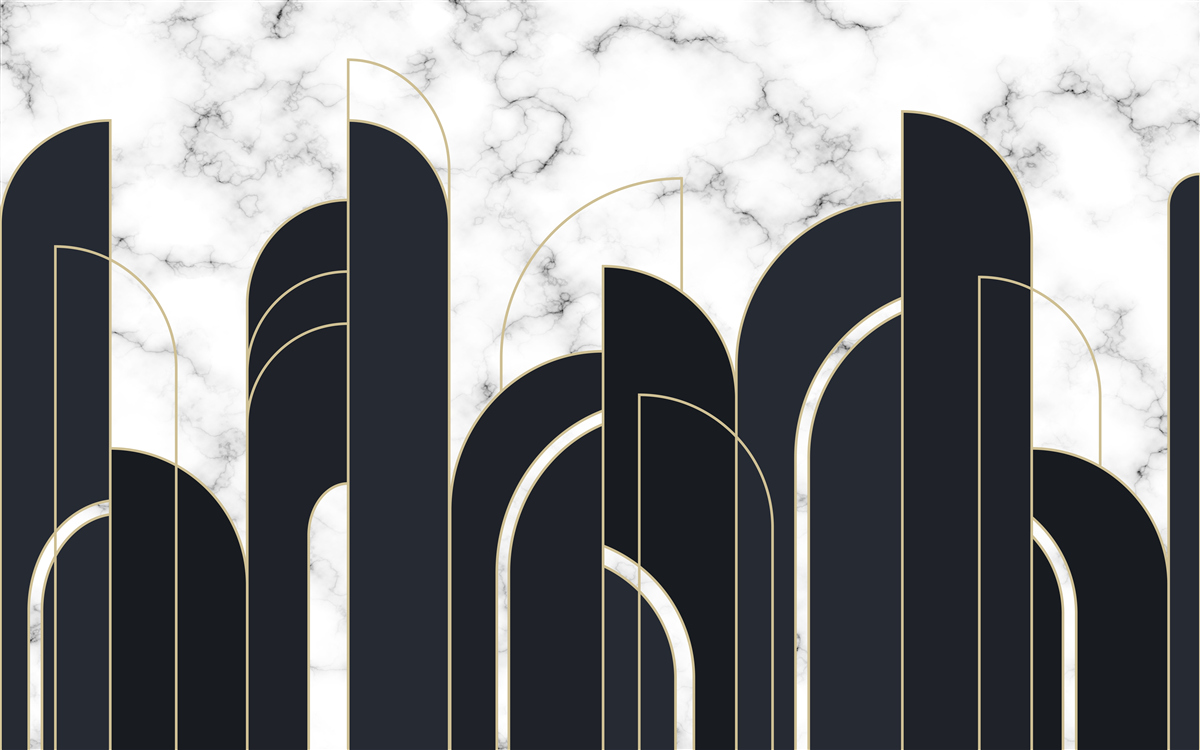 Фотошпалери вертикальні чорні лінії на сірому екрані привітання