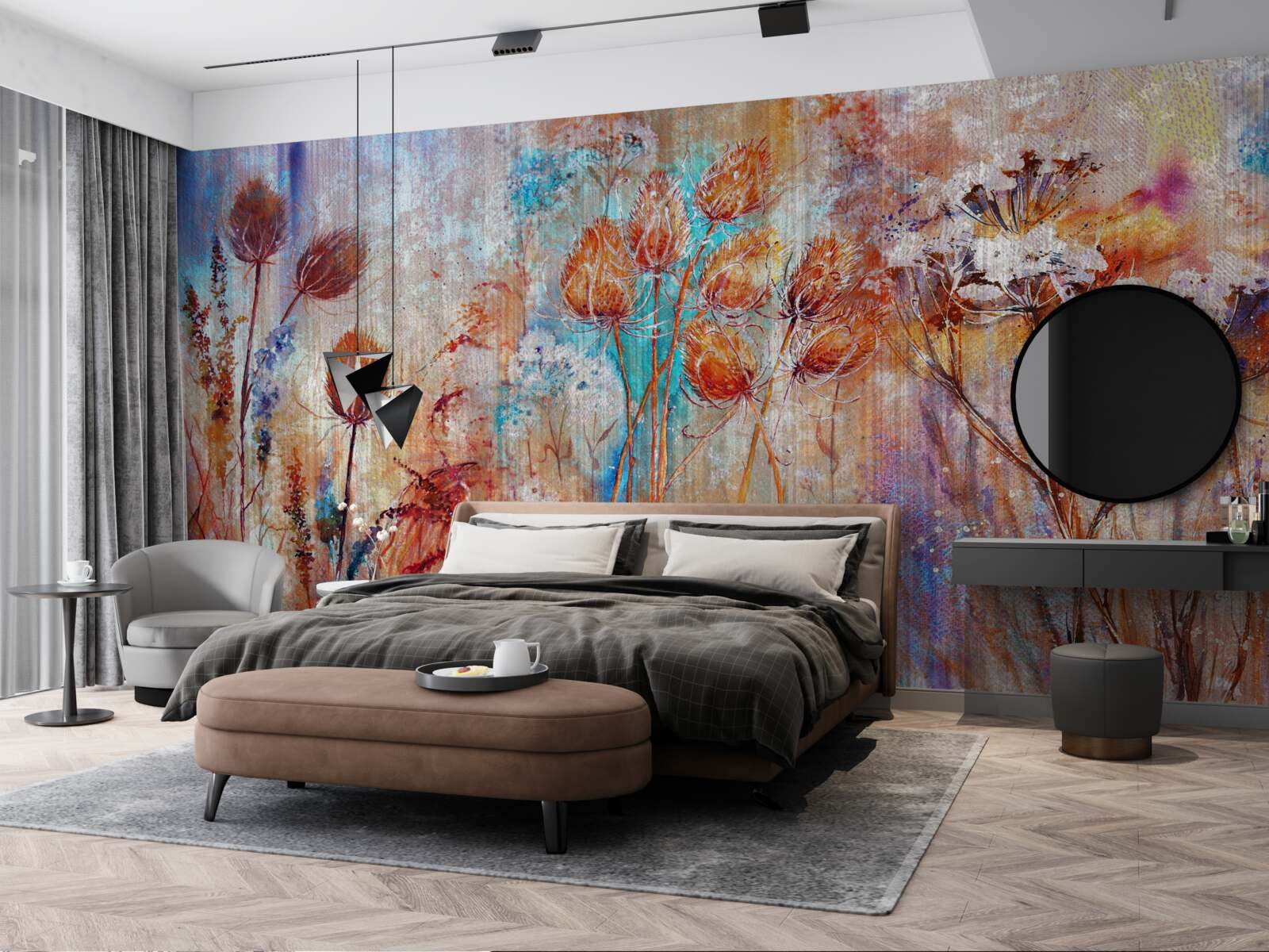 Фотошпалери різноманітність кольорів цвітіння