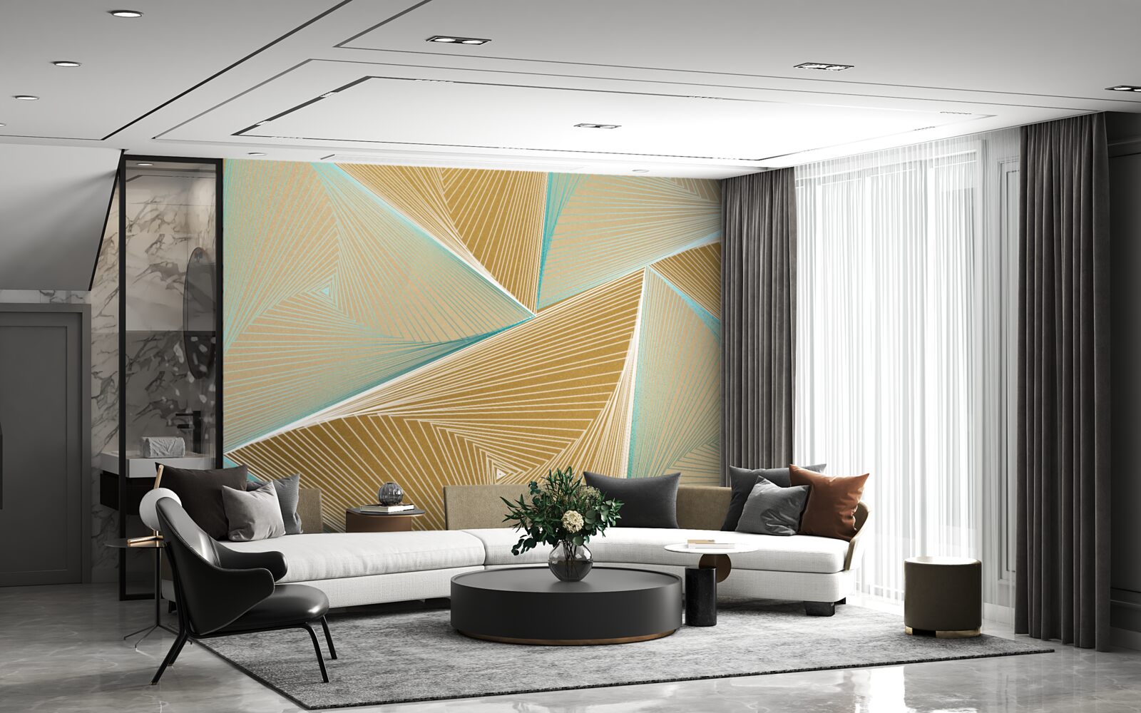 Фотошпалери аквамариновий атракціон