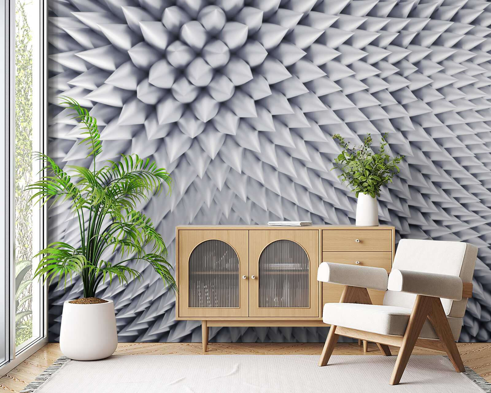 Фотошпалери текстура, що складається з загострених піків