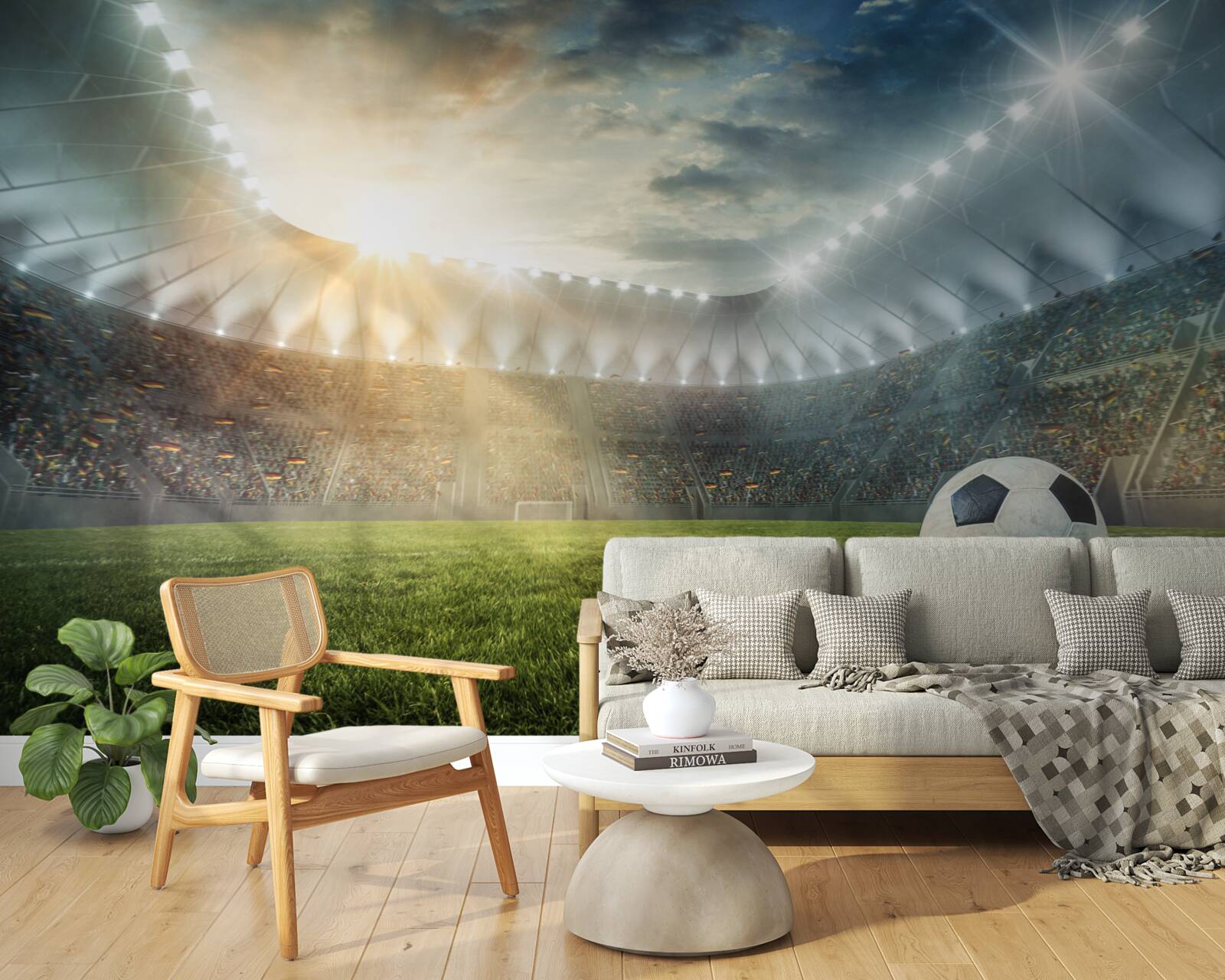 Фотошпалери футбол на полі