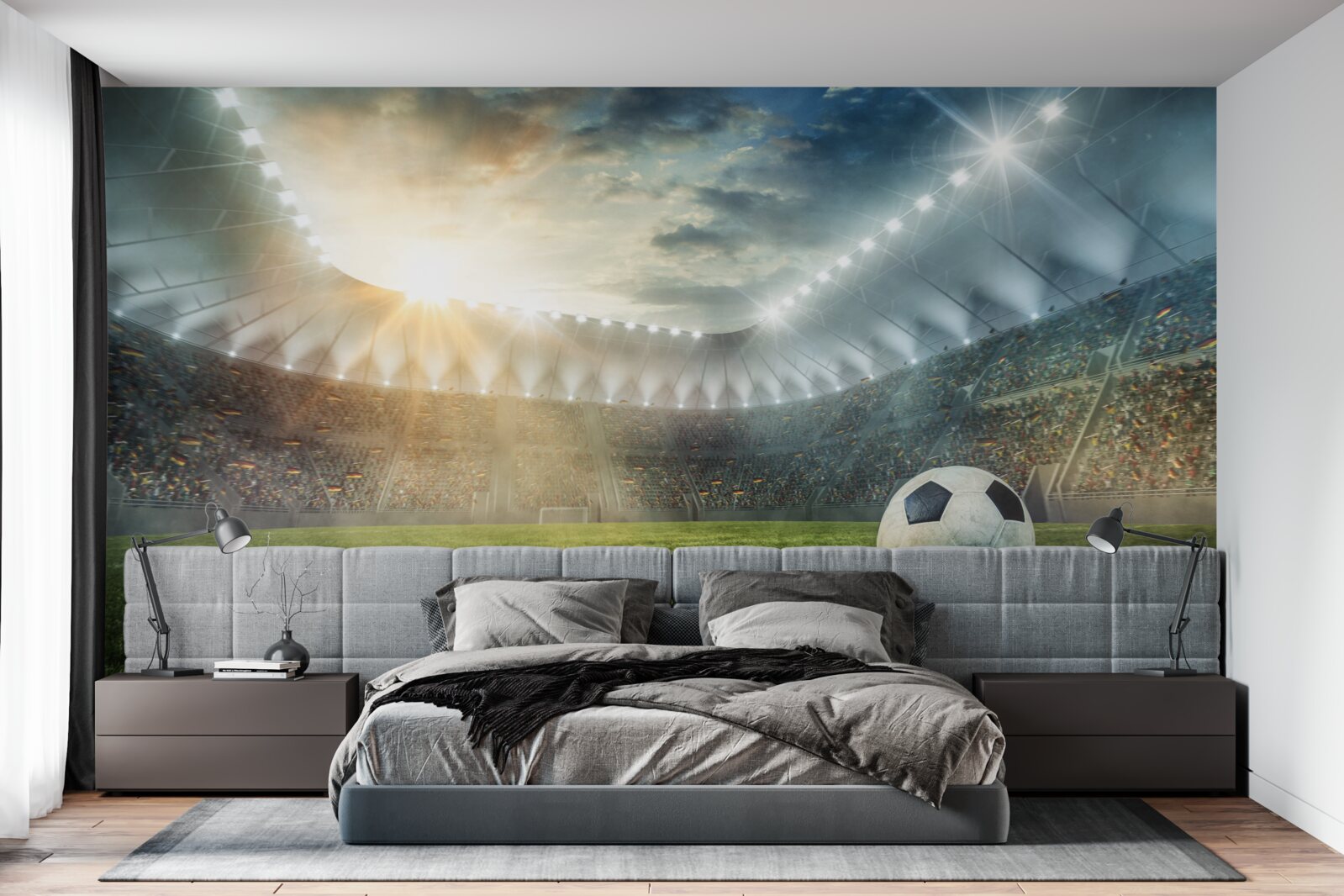 Фотошпалери футбол на полі