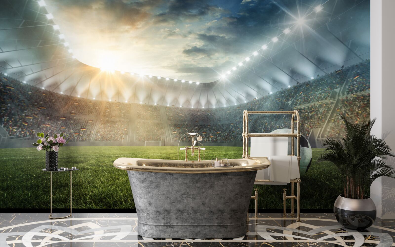 Фотошпалери футбол на полі