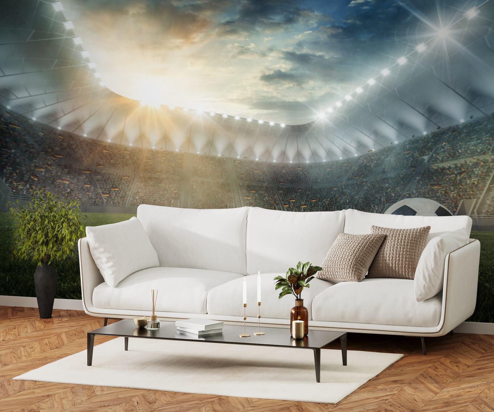 Фотошпалери футбол на полі