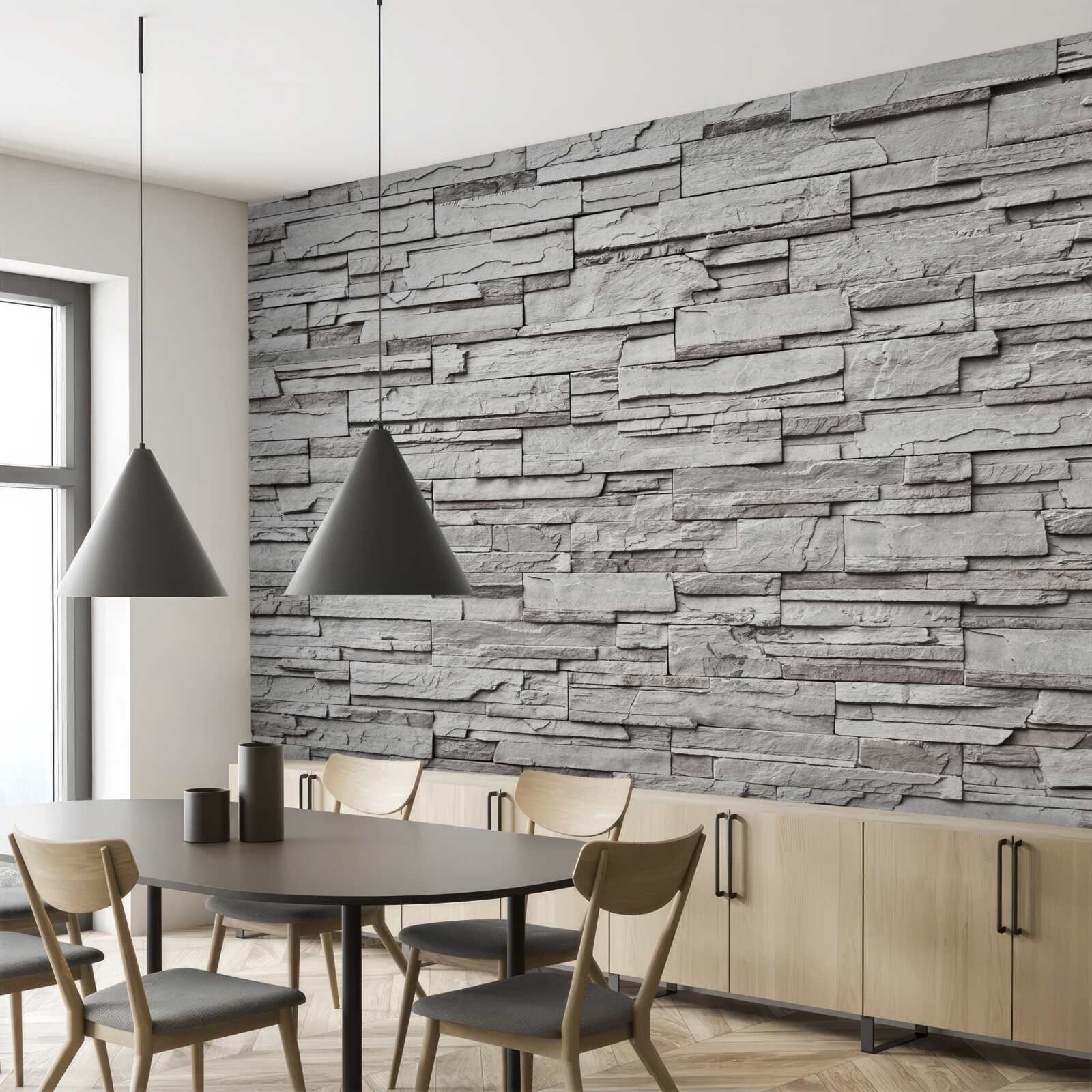 Фотошпалери білокам'яна стіна