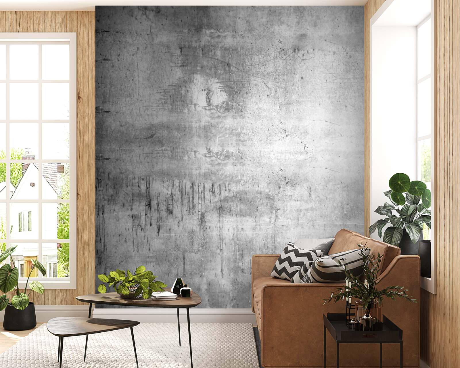 Фотошпалери металева поверхня у відтінках сірого