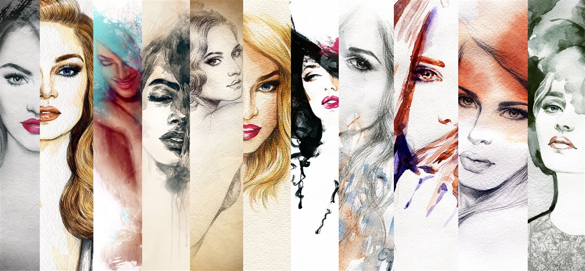 Фотошпалери образи жінок