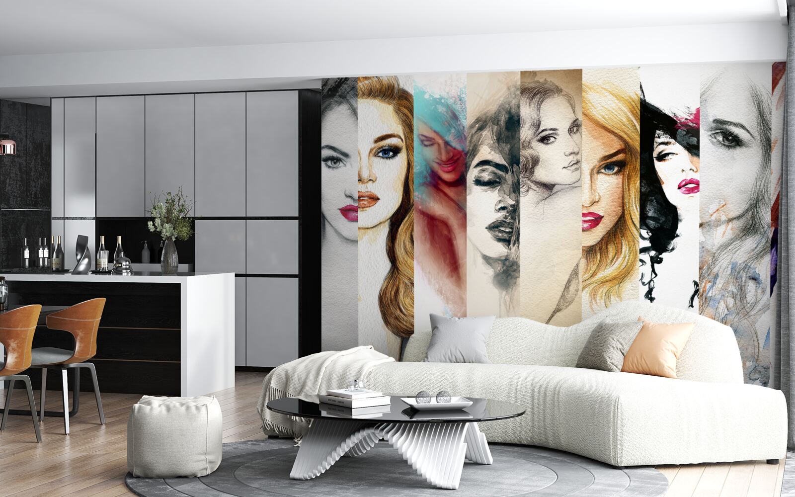 Фотошпалери образи жінок