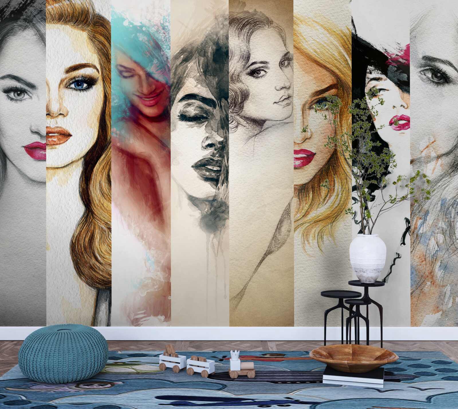 Фотошпалери образи жінок