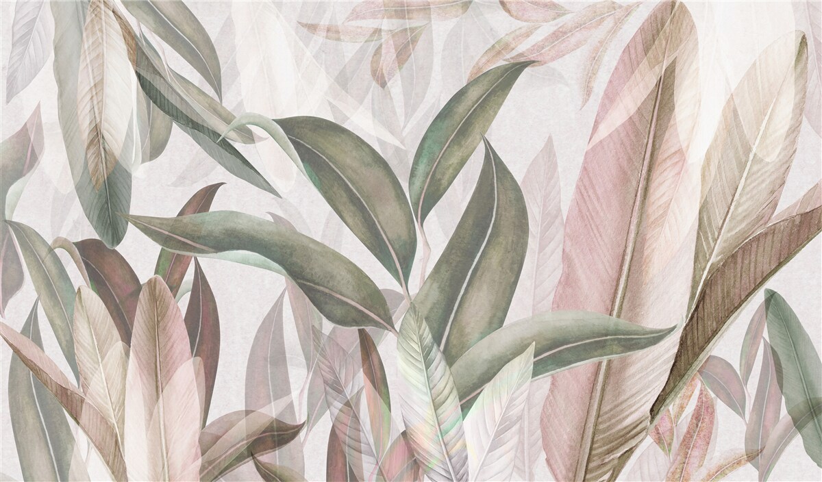 Фотошпалери листя папороті з тропіків