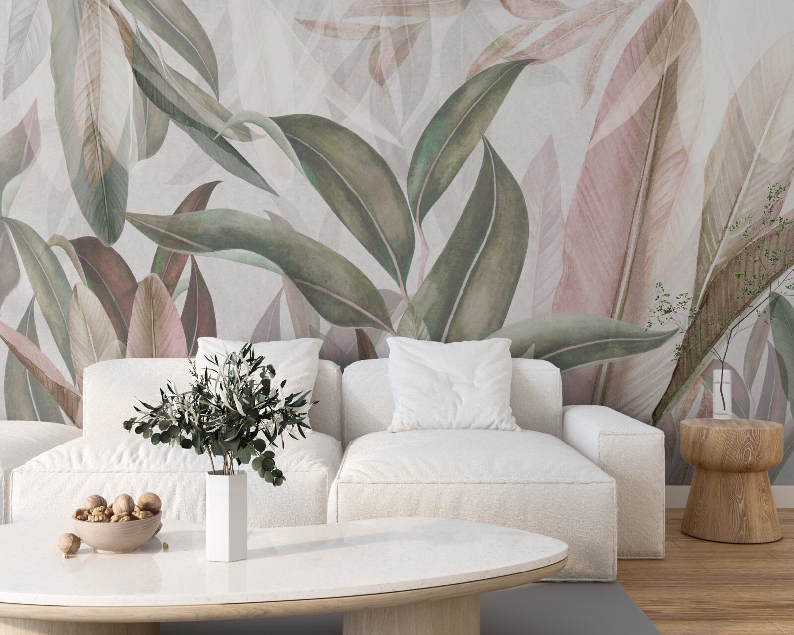 Фотошпалери листя папороті з тропіків