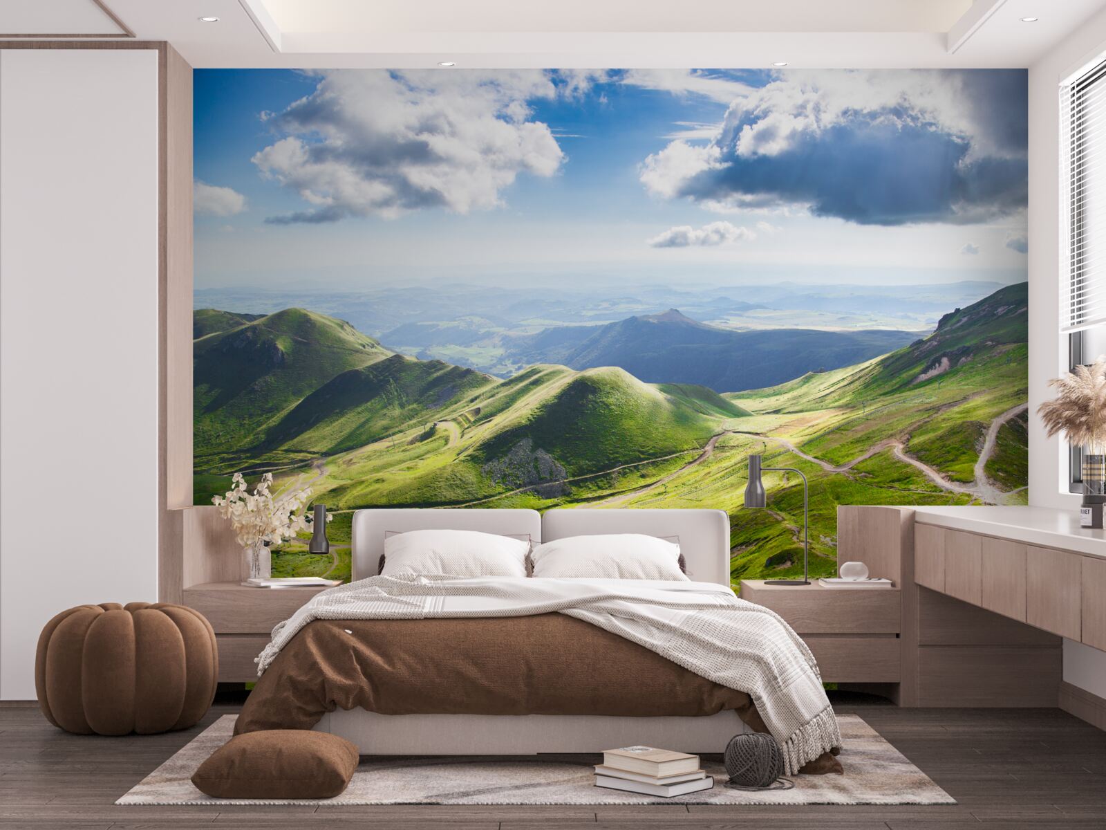 Фотошпалери пішохідні маршрути гірськими вершинами