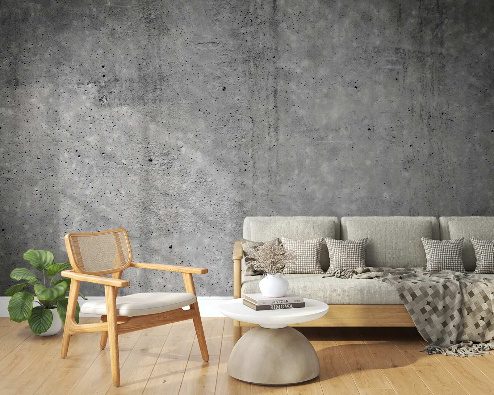 Фотошпалери розмитий сірий фон