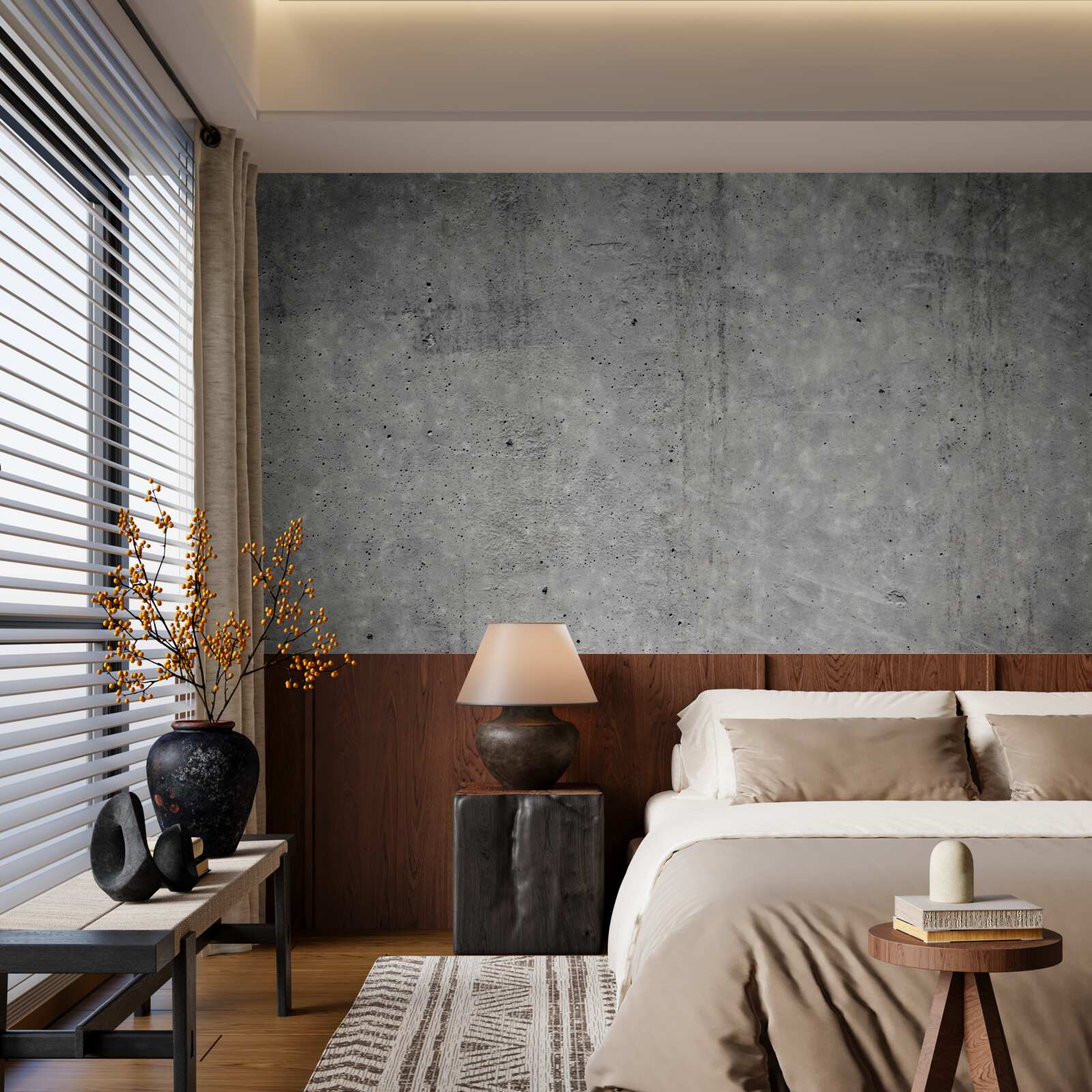 Фотошпалери розмитий сірий фон