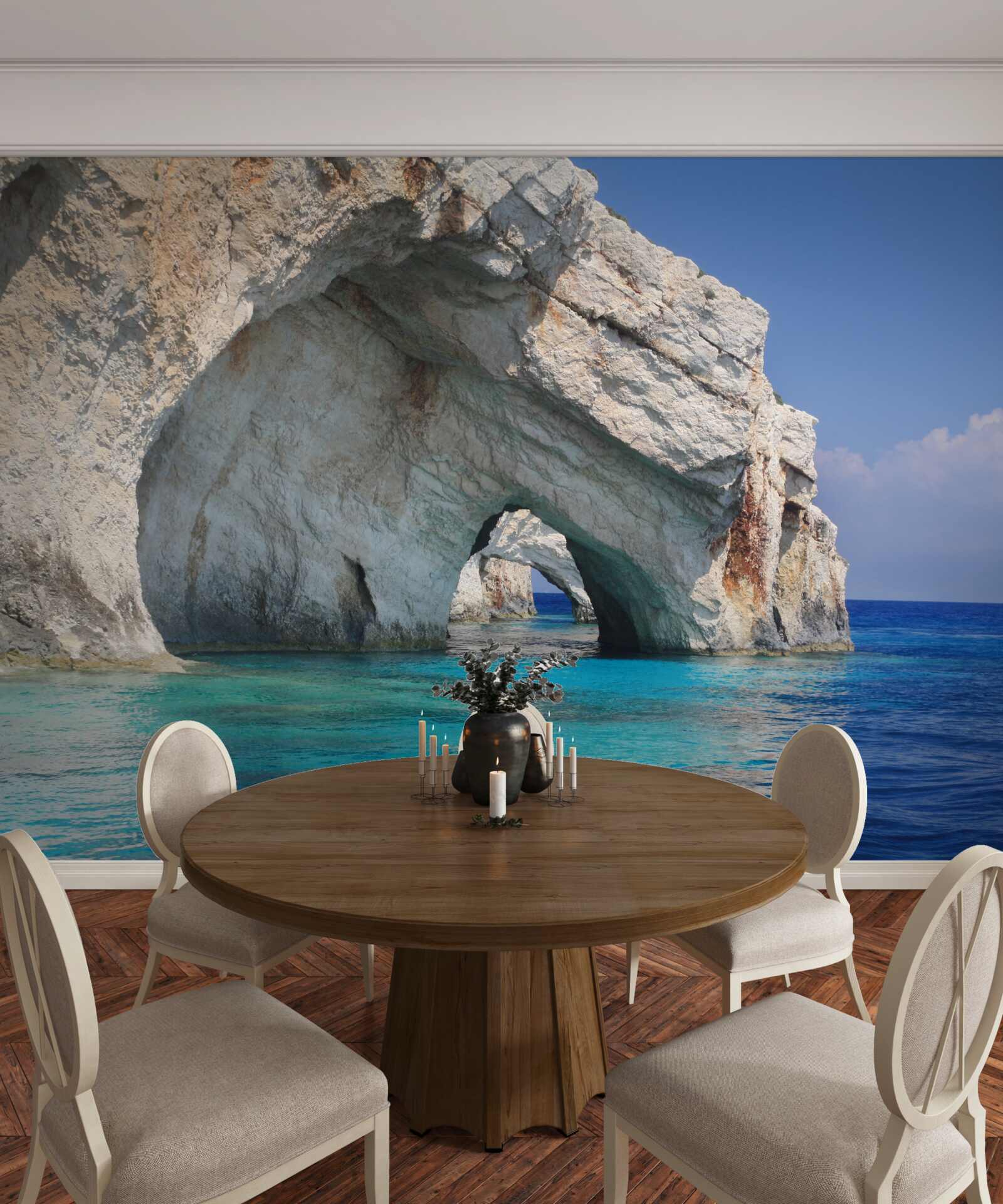 Фотошпалери скелі біля океану