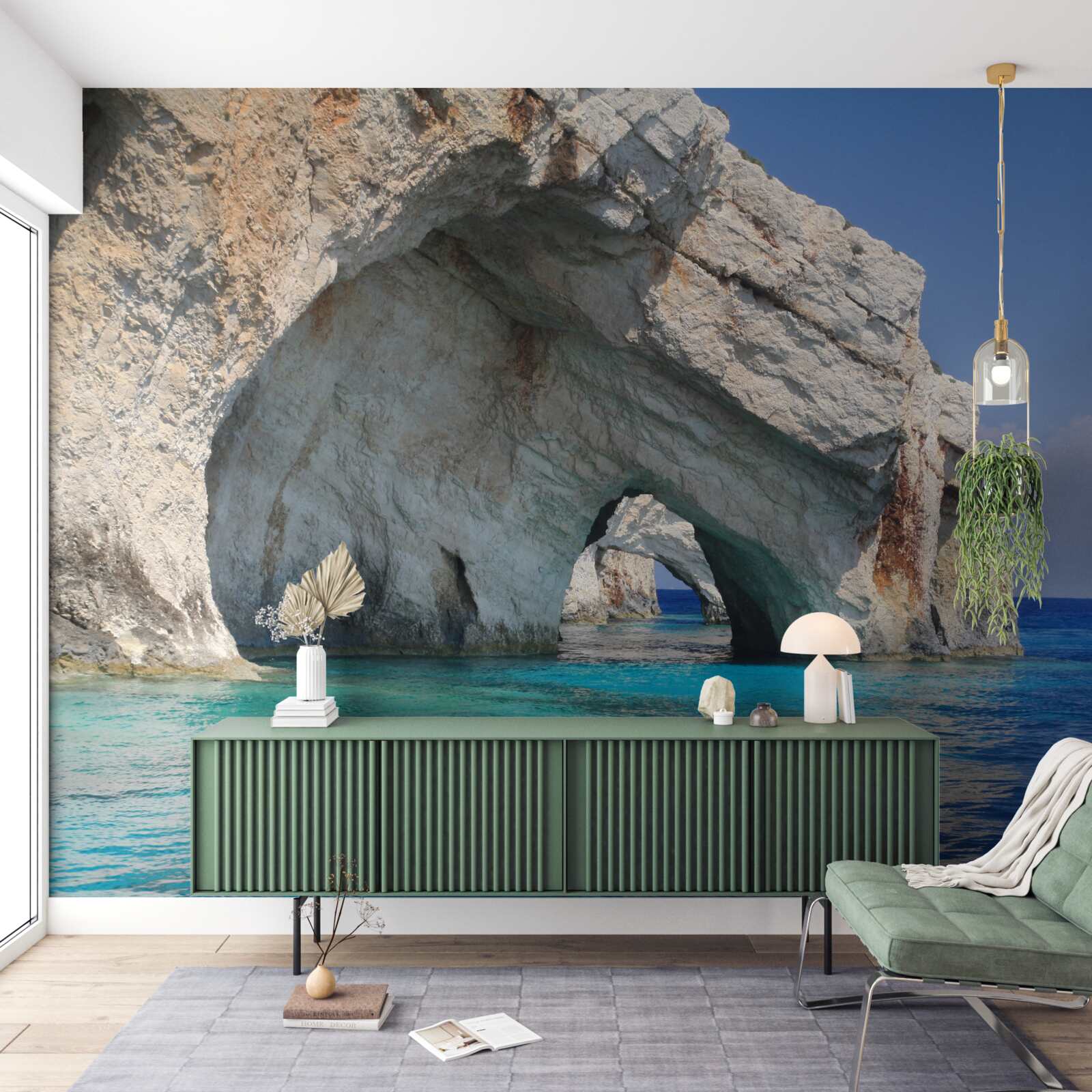 Фотошпалери скелі біля океану