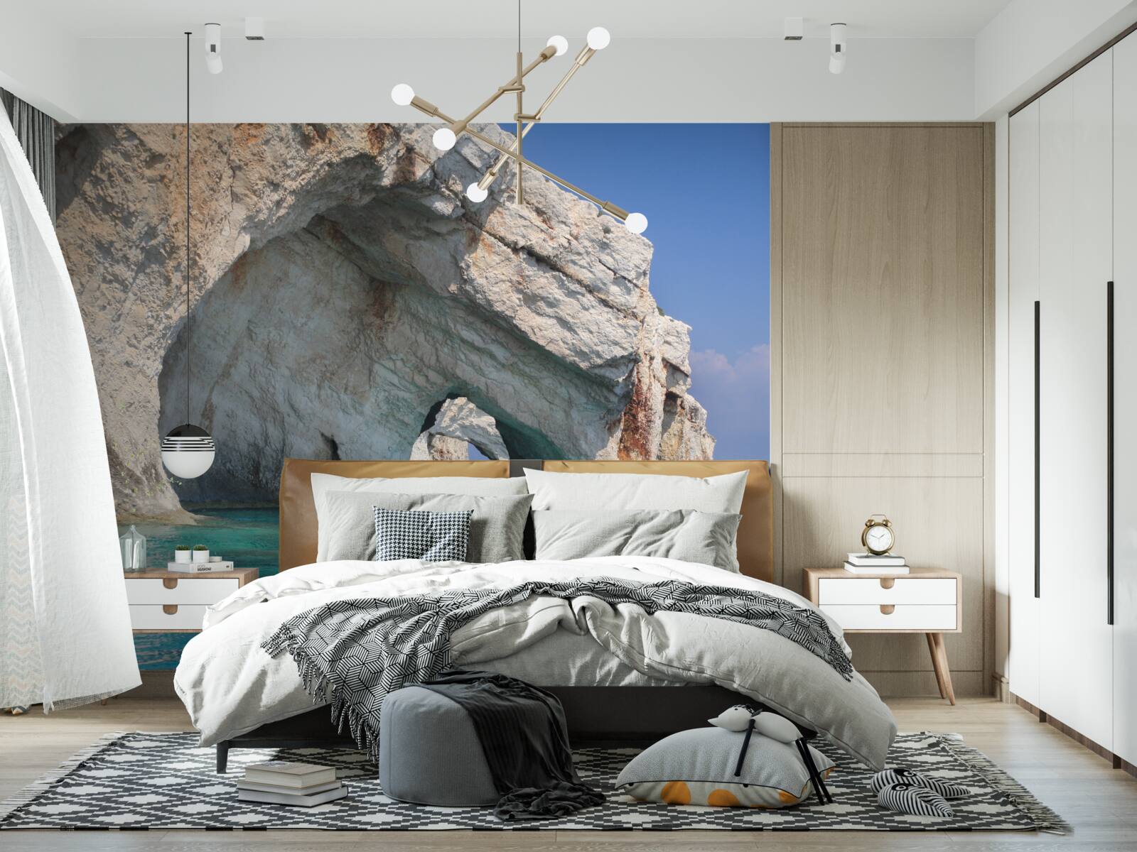 Фотошпалери скелі біля океану