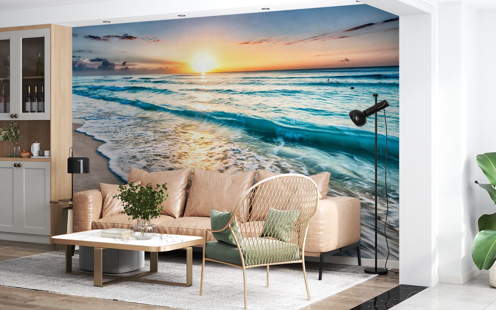 Фотошпалери море в сонячному світлі