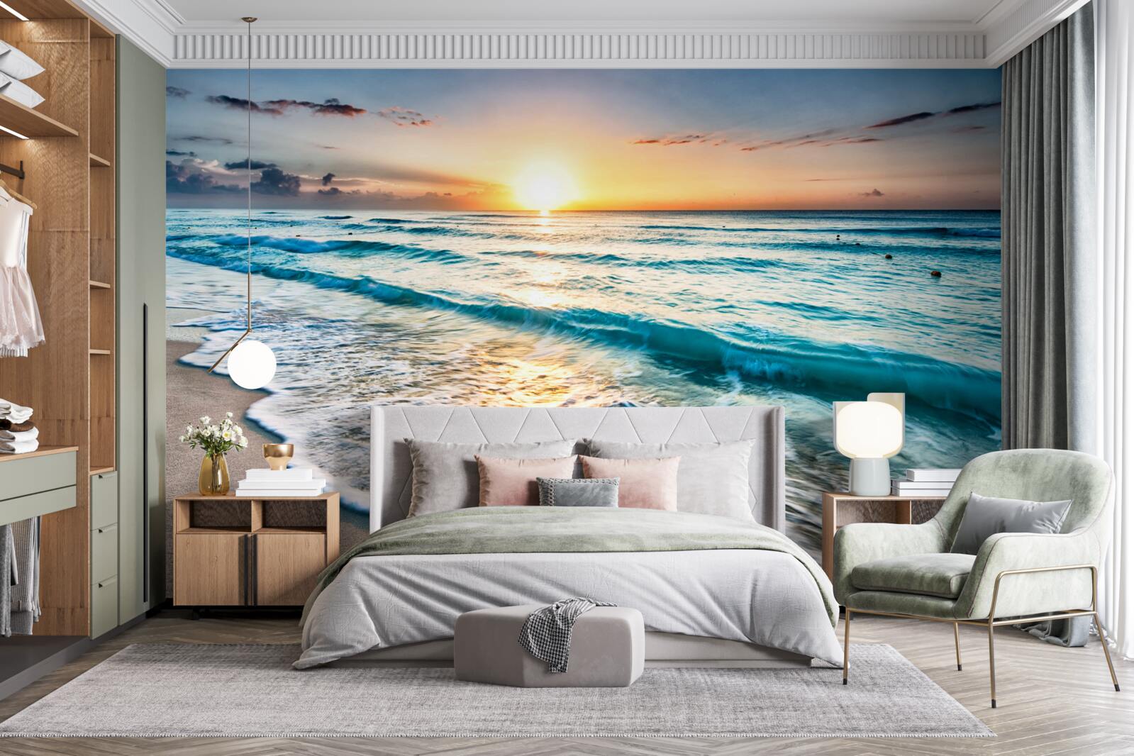 Фотошпалери море в сонячному світлі